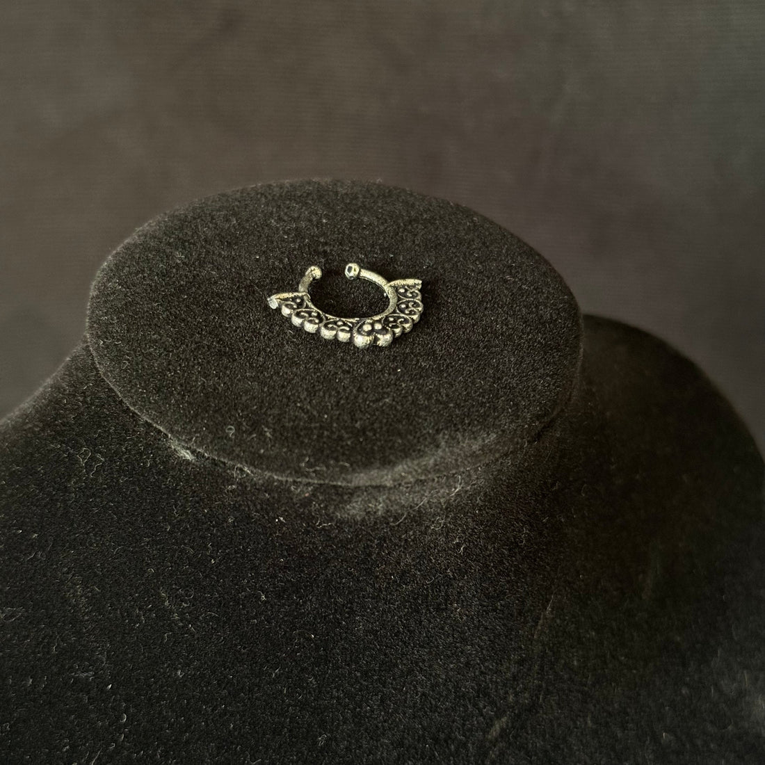 Anti Septum Nose Ring – Scroll Wing Clip-On