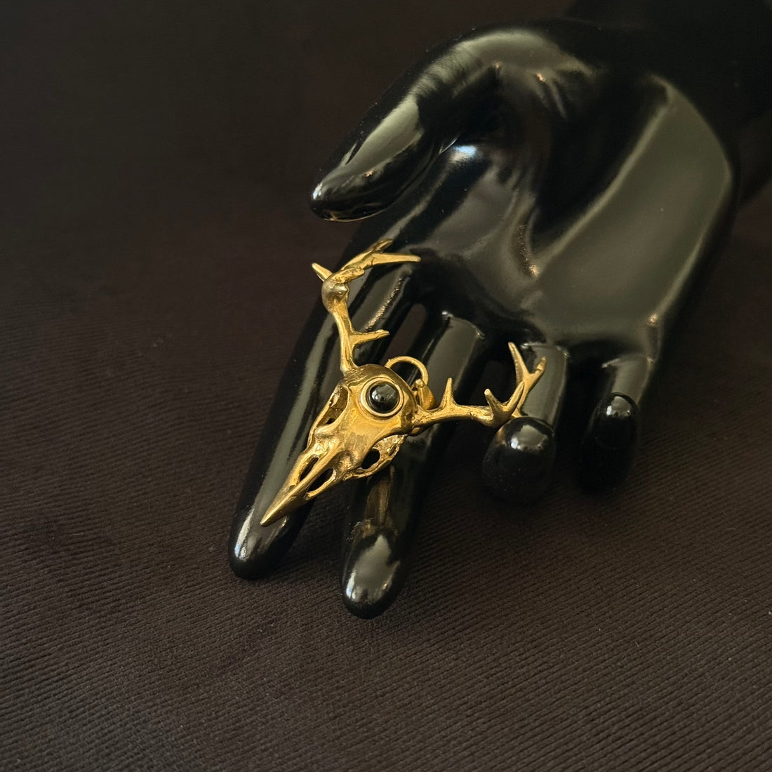 Antler Skull Pendant