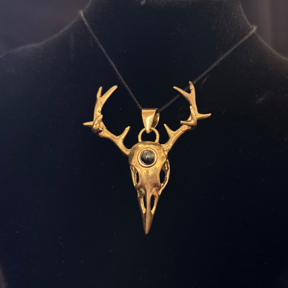 Antler Skull Pendant