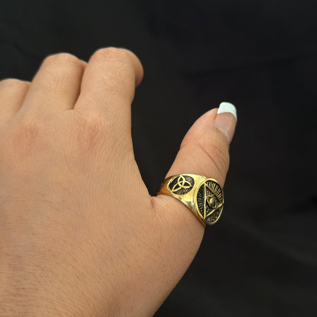 All-Seeing Eye Signet Ring