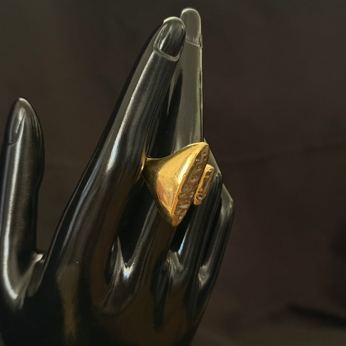 Sculptural Pebble Ring