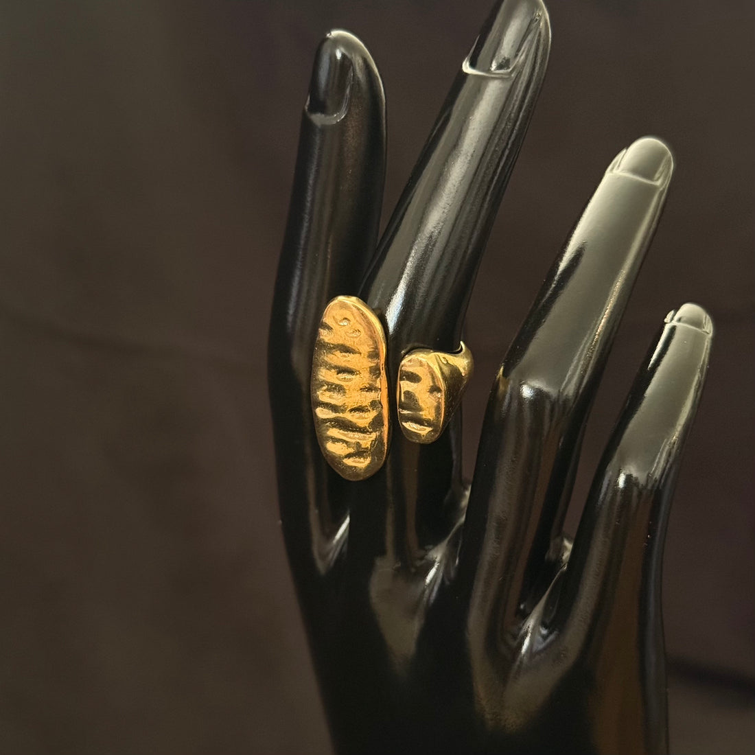Sculptural Pebble Ring