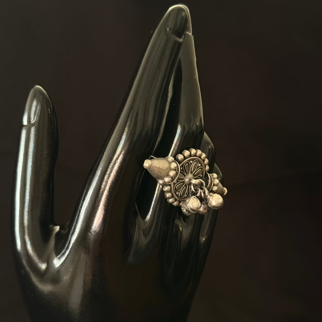 Ghungroo Crest Ring