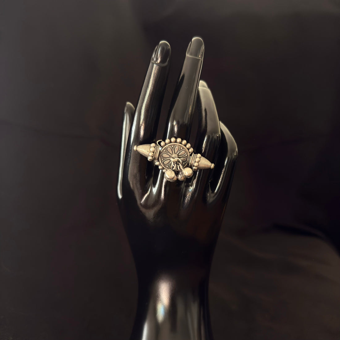 Ghungroo Crest Ring