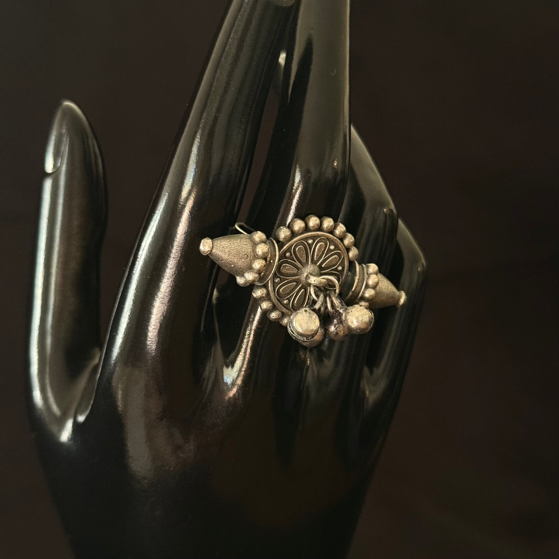 Ghungroo Crest Ring