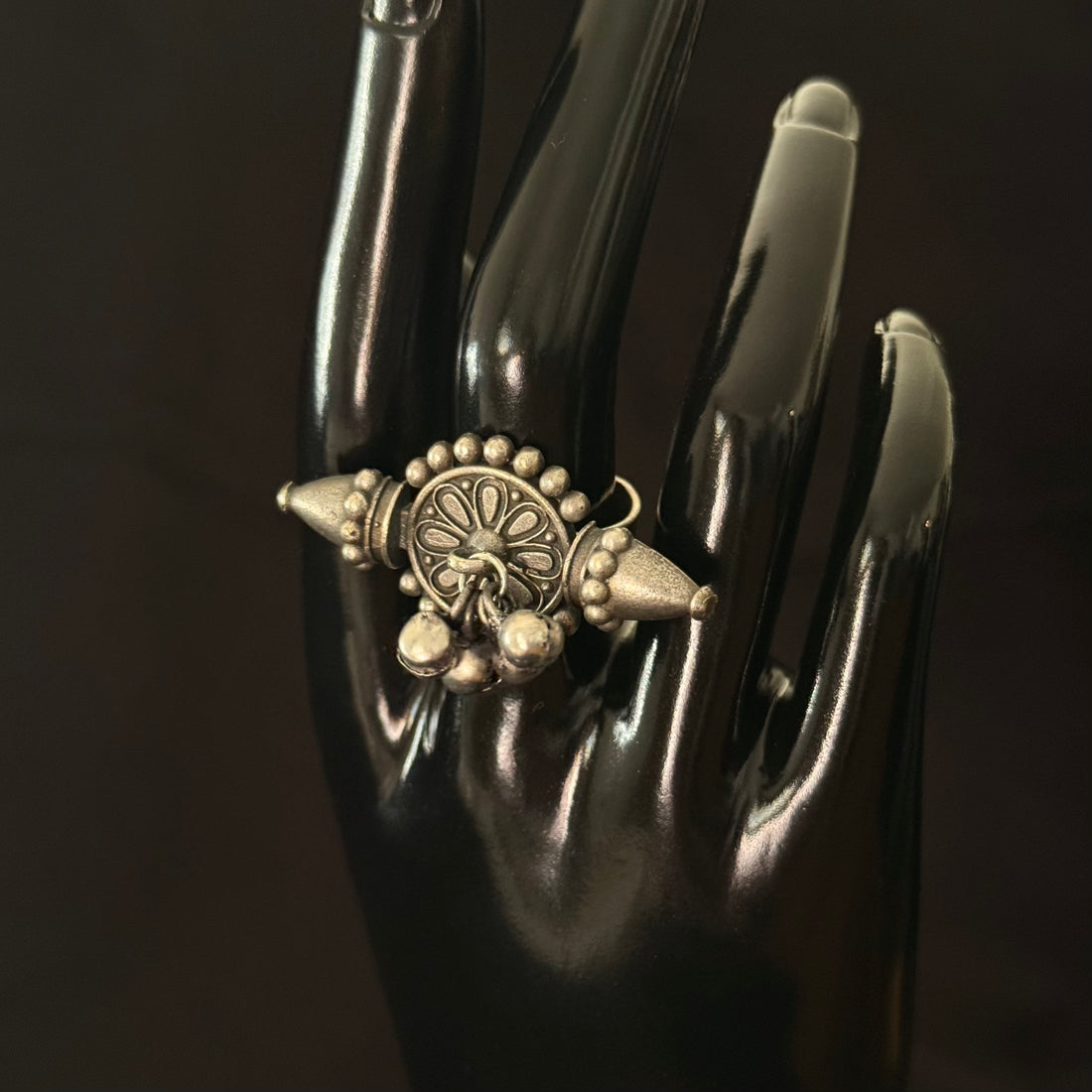 Ghungroo Crest Ring