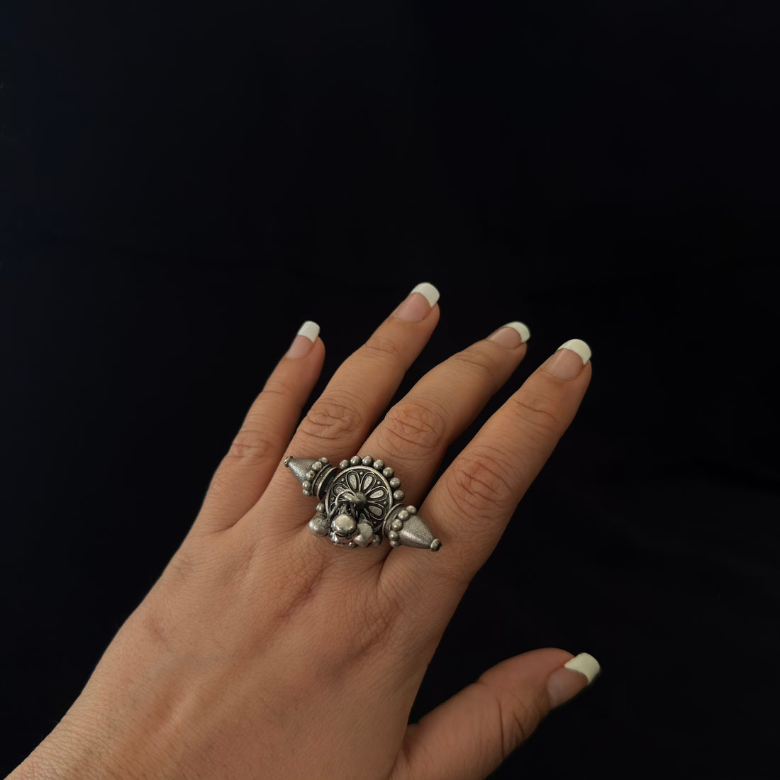 Ghungroo Crest Ring