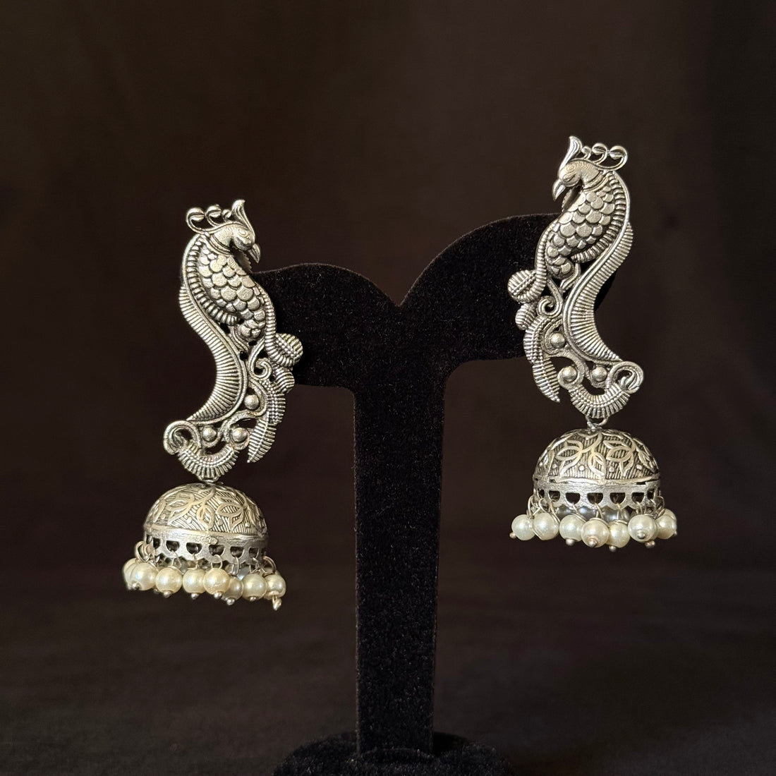 Peacock Jhumkas
