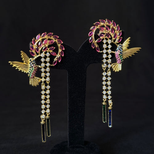 Hummingbird Cascade Earrings