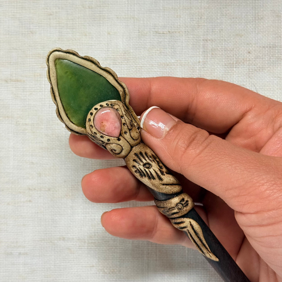 Garden Wooden Hair Stick