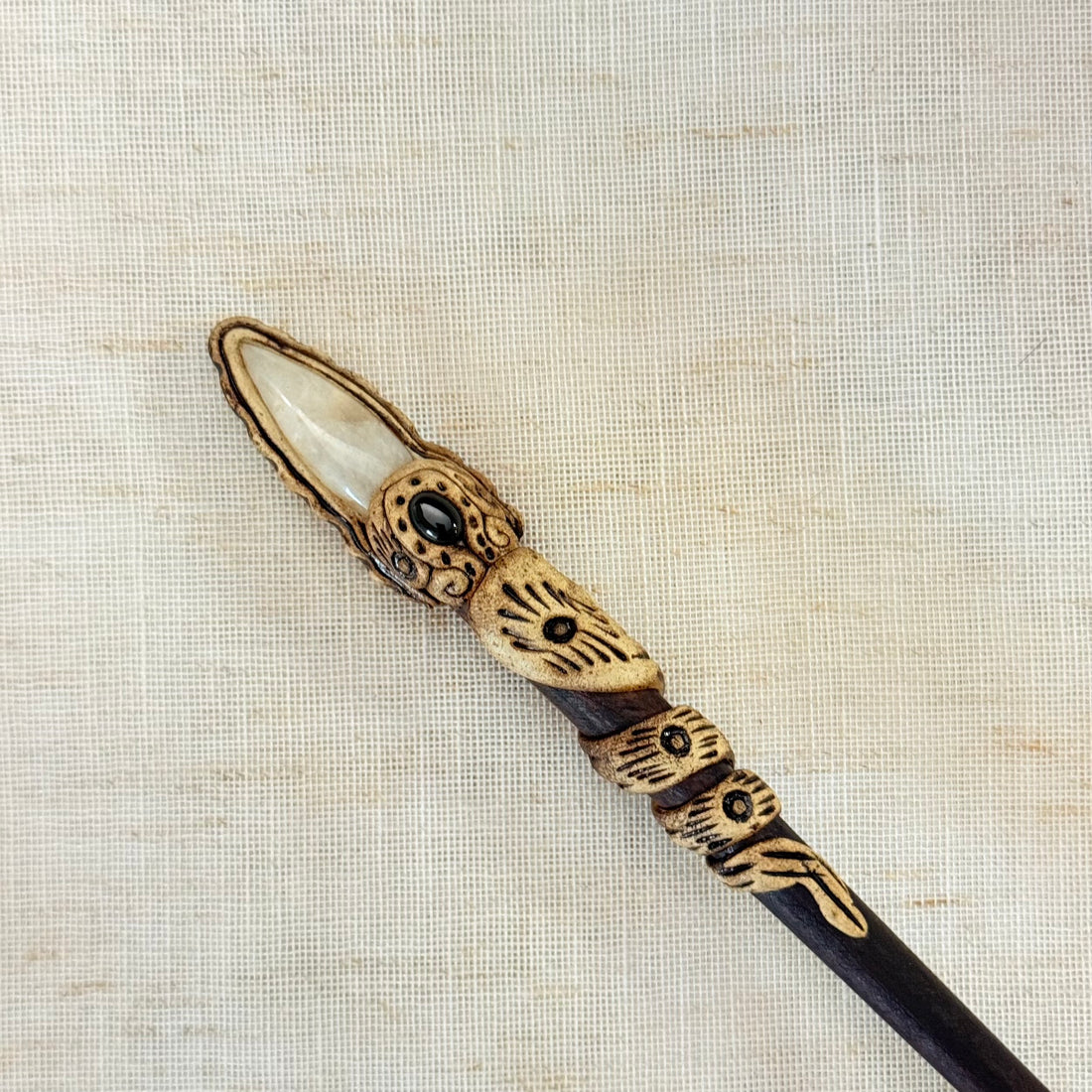 White Opalite Hair Stick