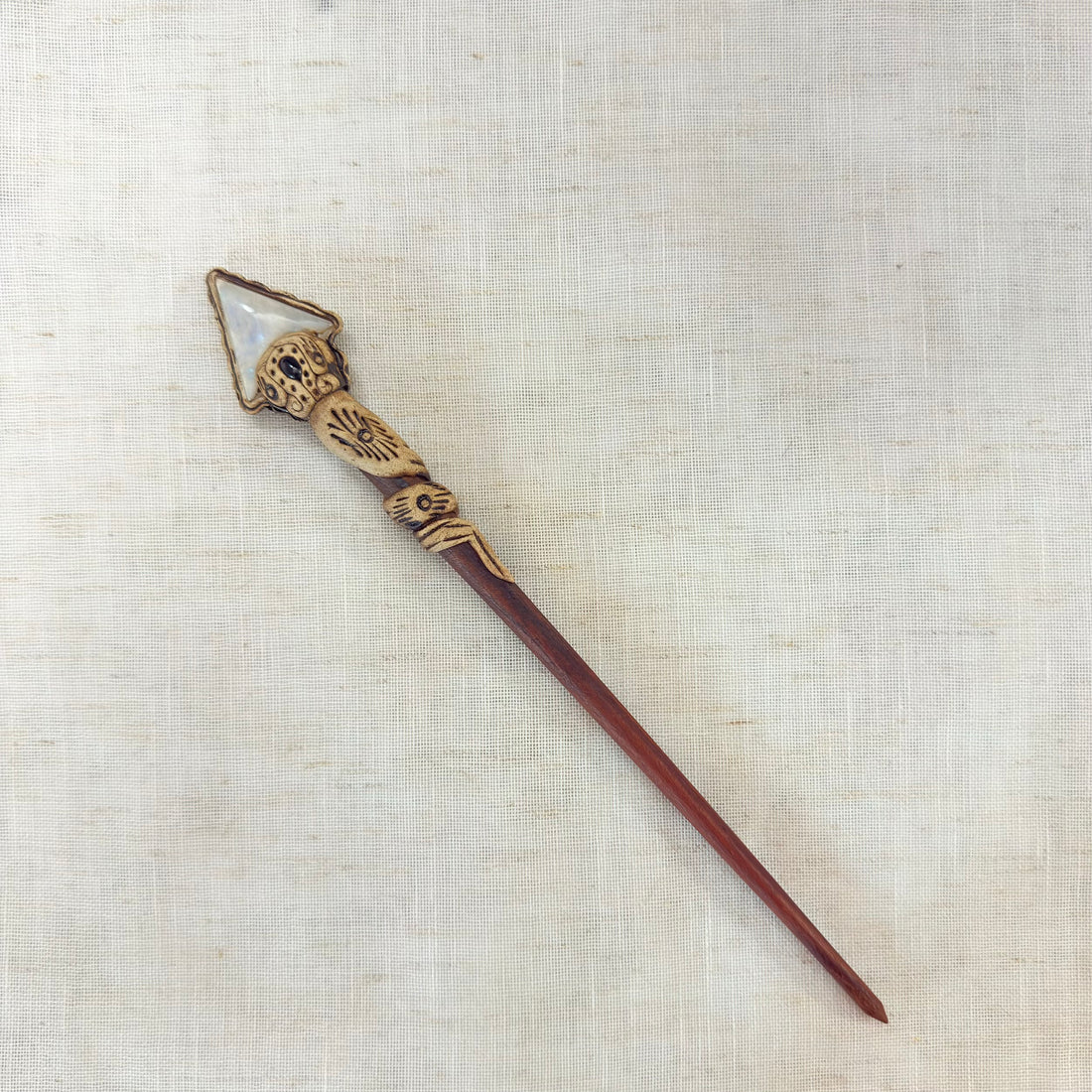 White Opalite Hair Stick