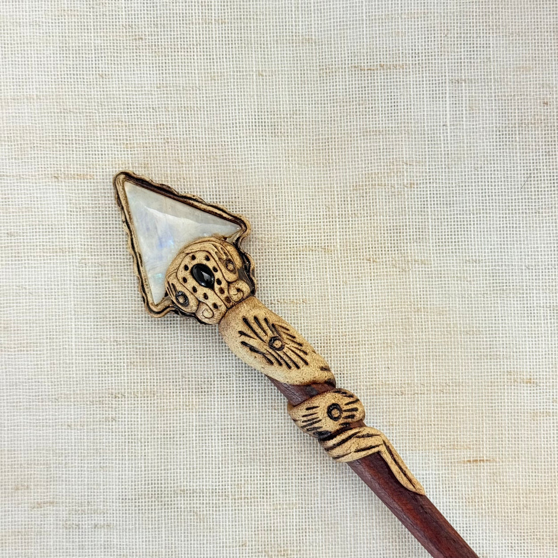 White Opalite Hair Stick
