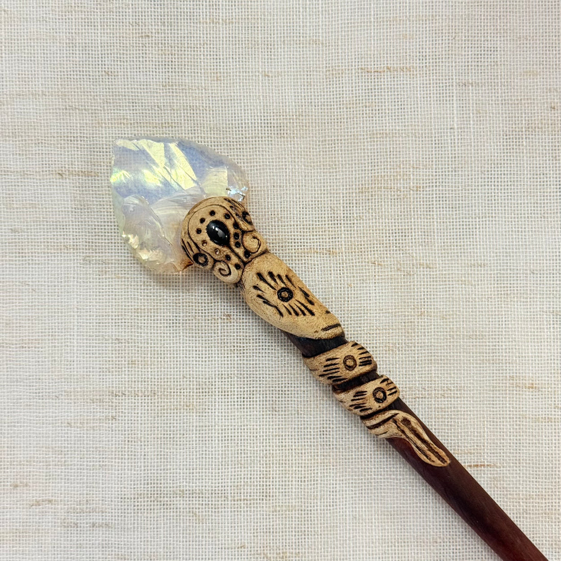 White Opalite Hair Stick