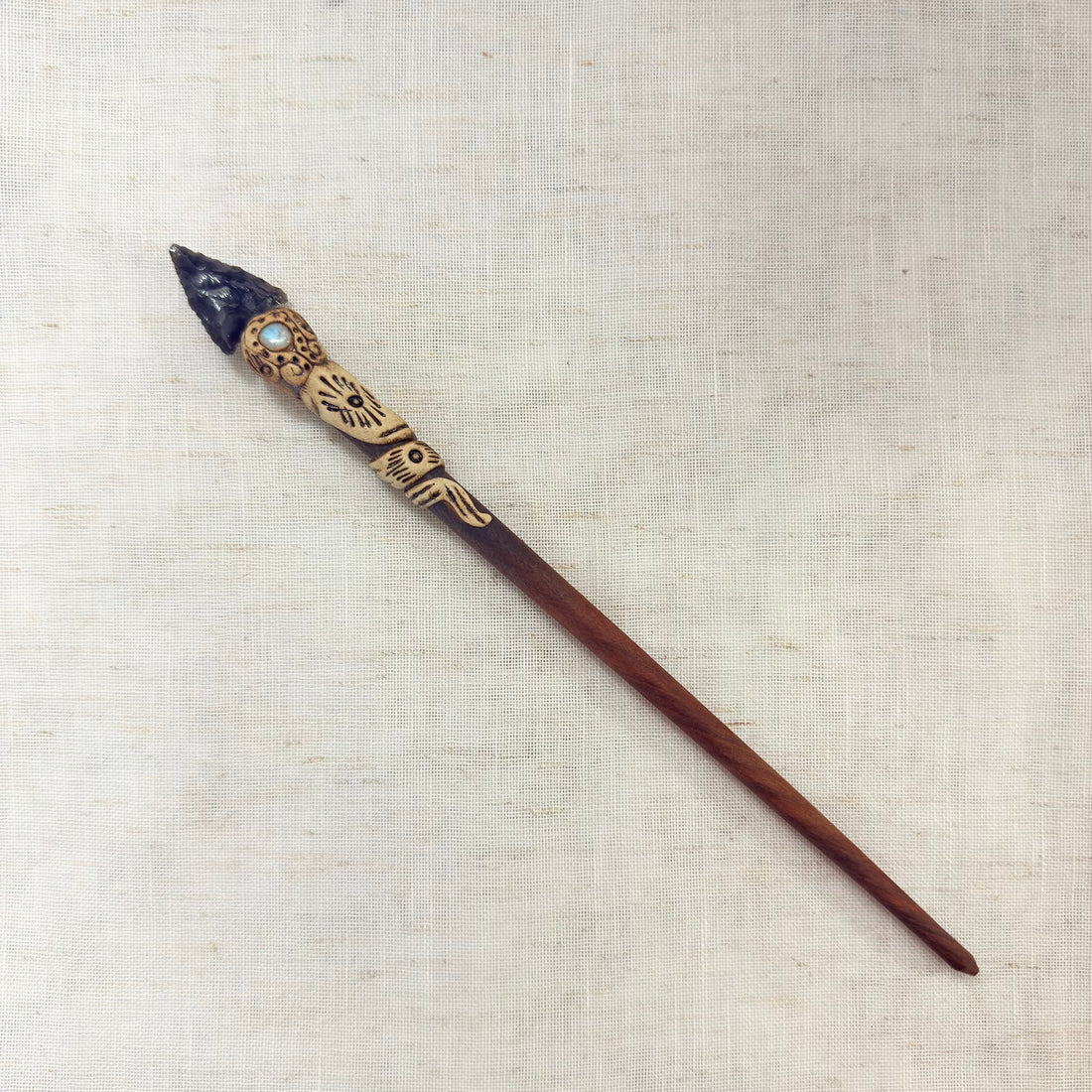 Black Obsidian Hair Stick