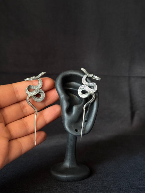 Snake Ear Cuff Earrings — Pair