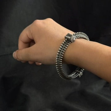 Double rope cuff bracelet