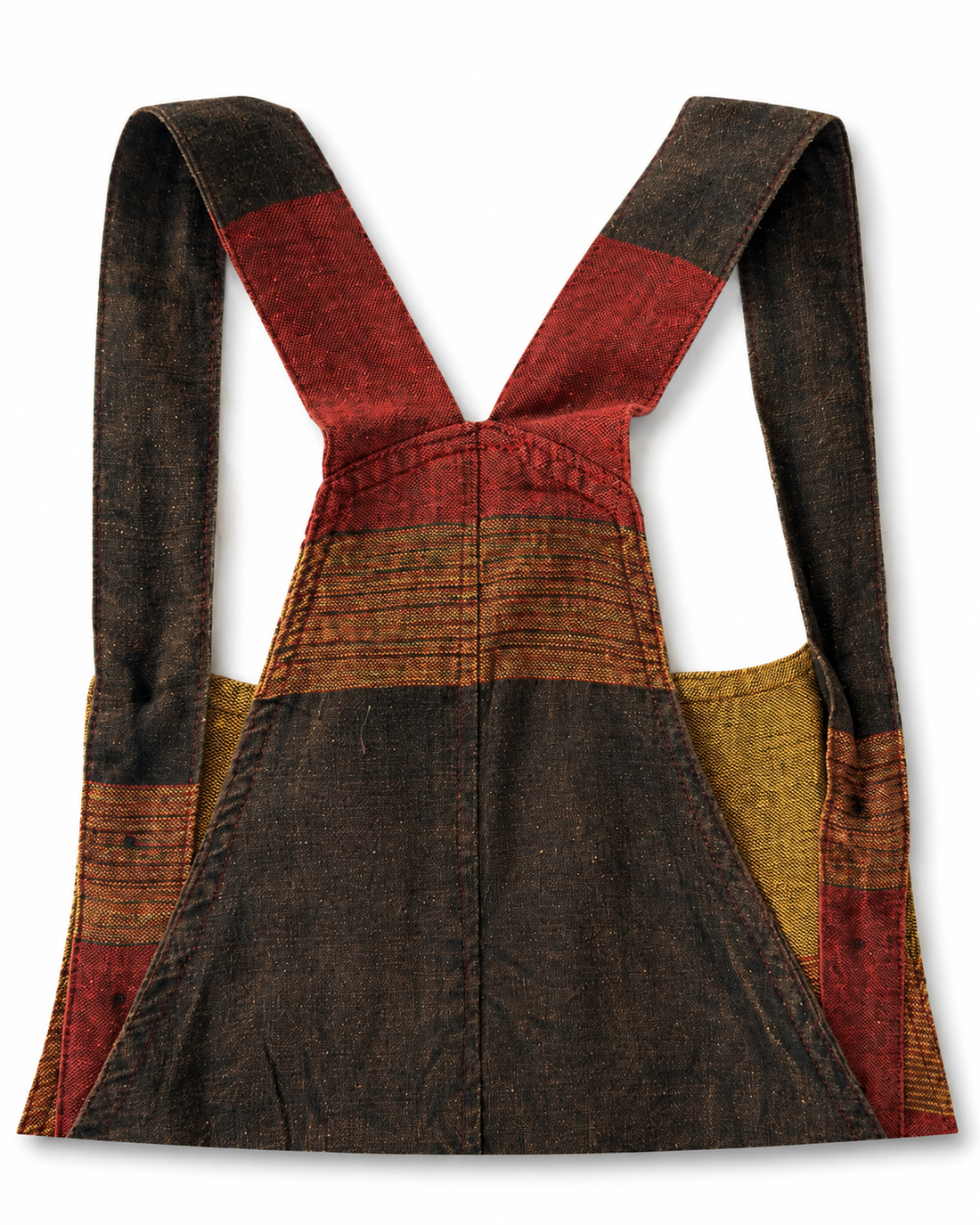 Patchwork Cotton Dungaree – Multicolor