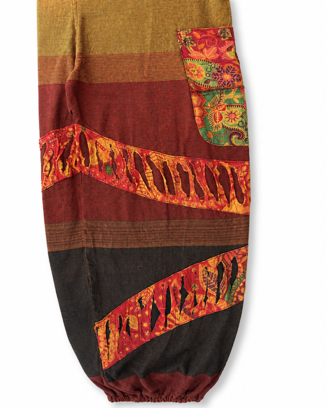 Patchwork Cotton Dungaree – Multicolor