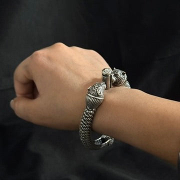 Lion head bracelet
