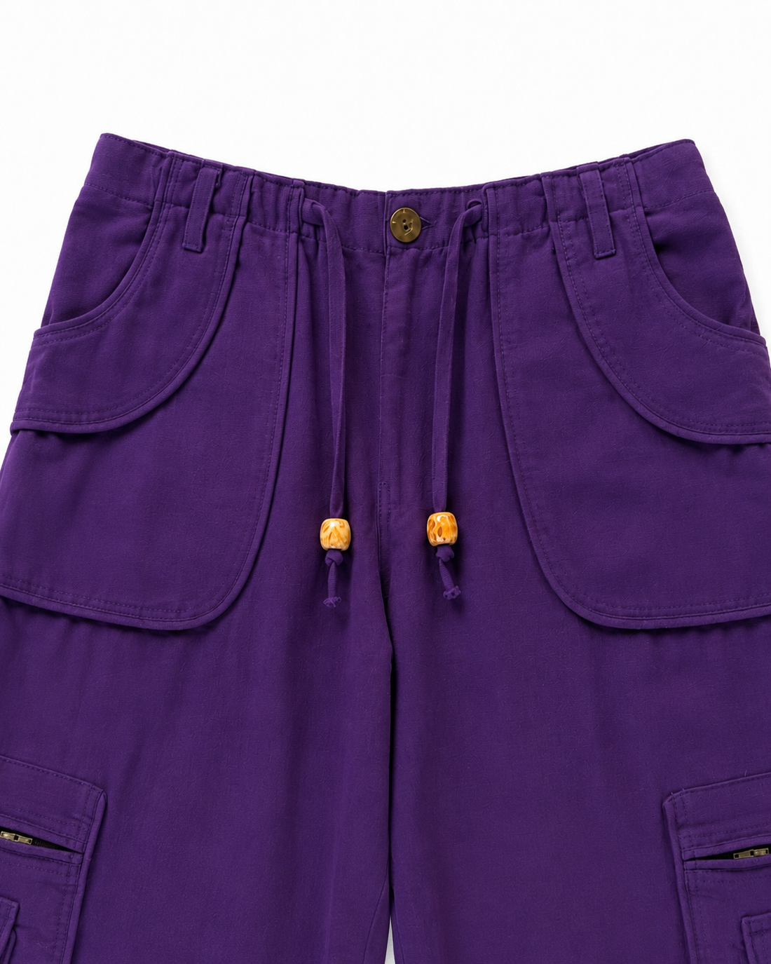 Wide-Leg Utility Cargo Pants