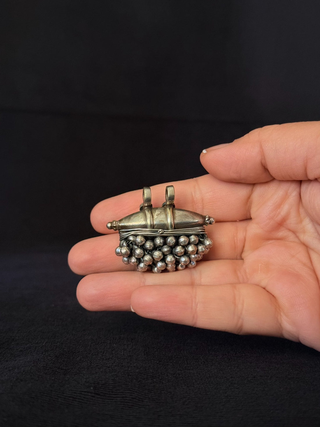 Bell cluster amulet pendant