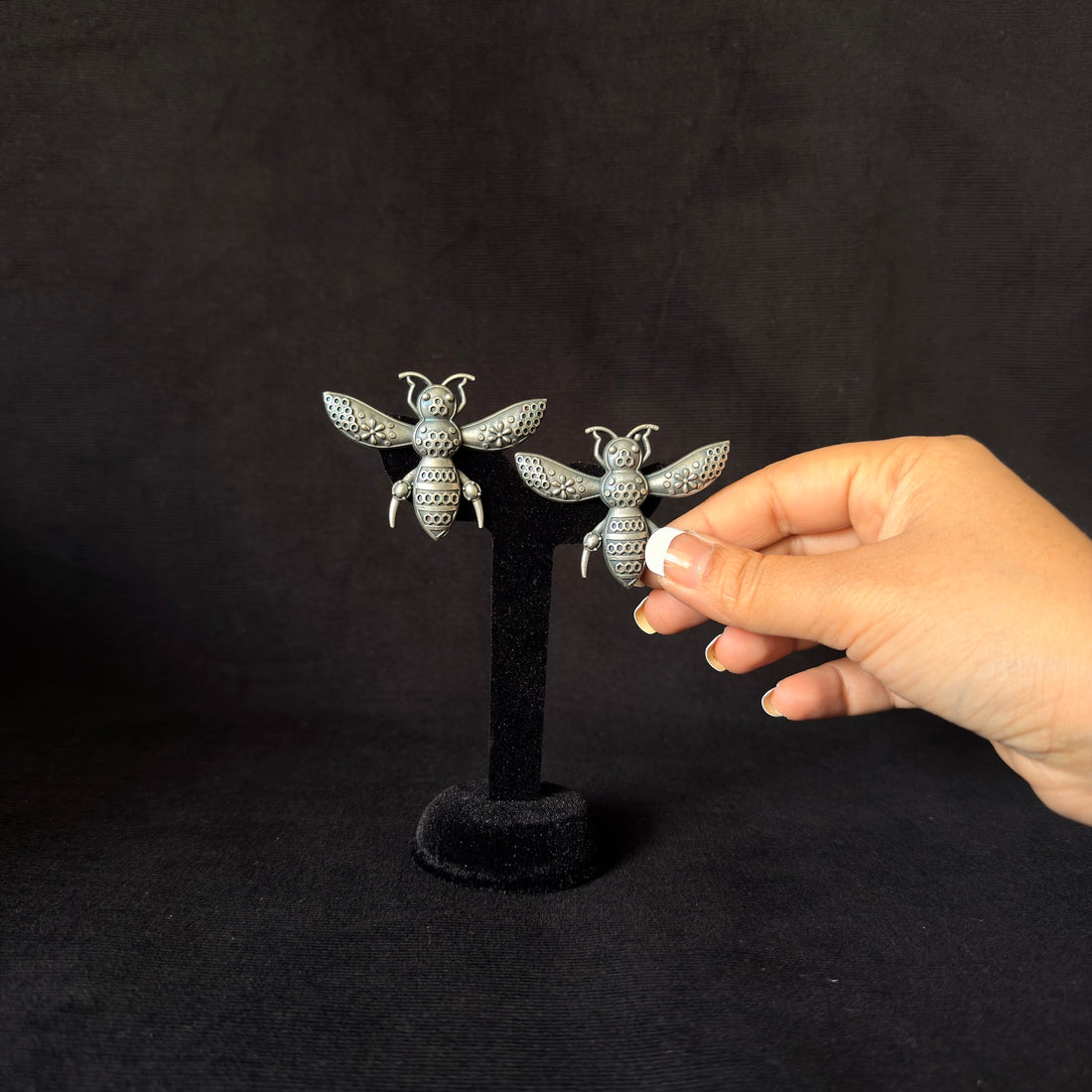 Giant Bee Statement Earrings