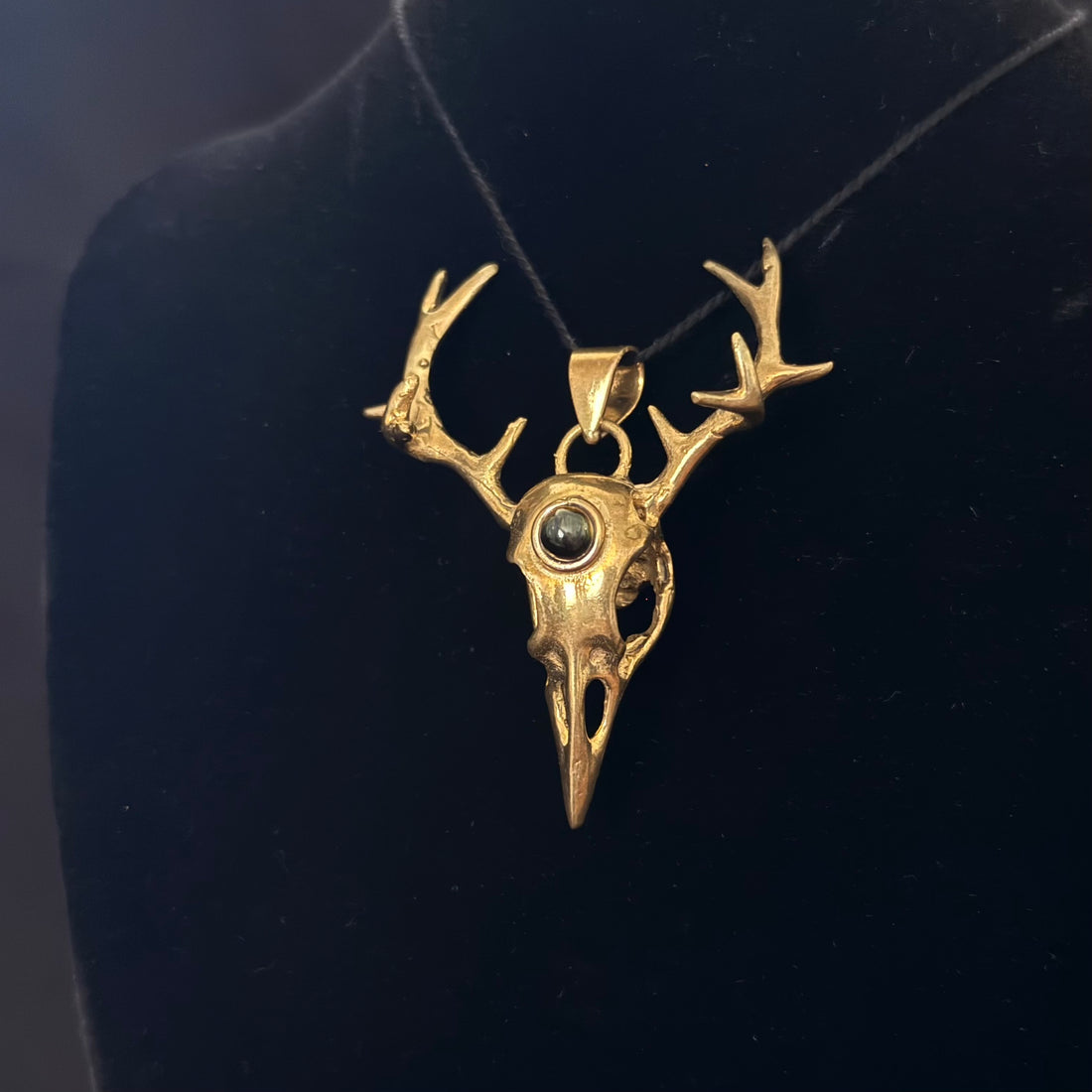 Antler Skull Pendant