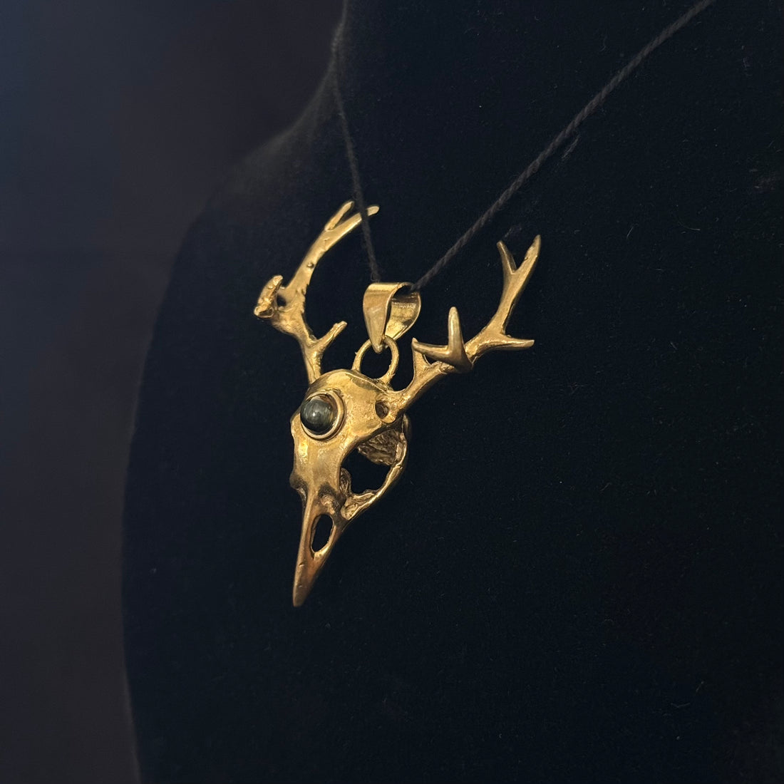 Antler Skull Pendant