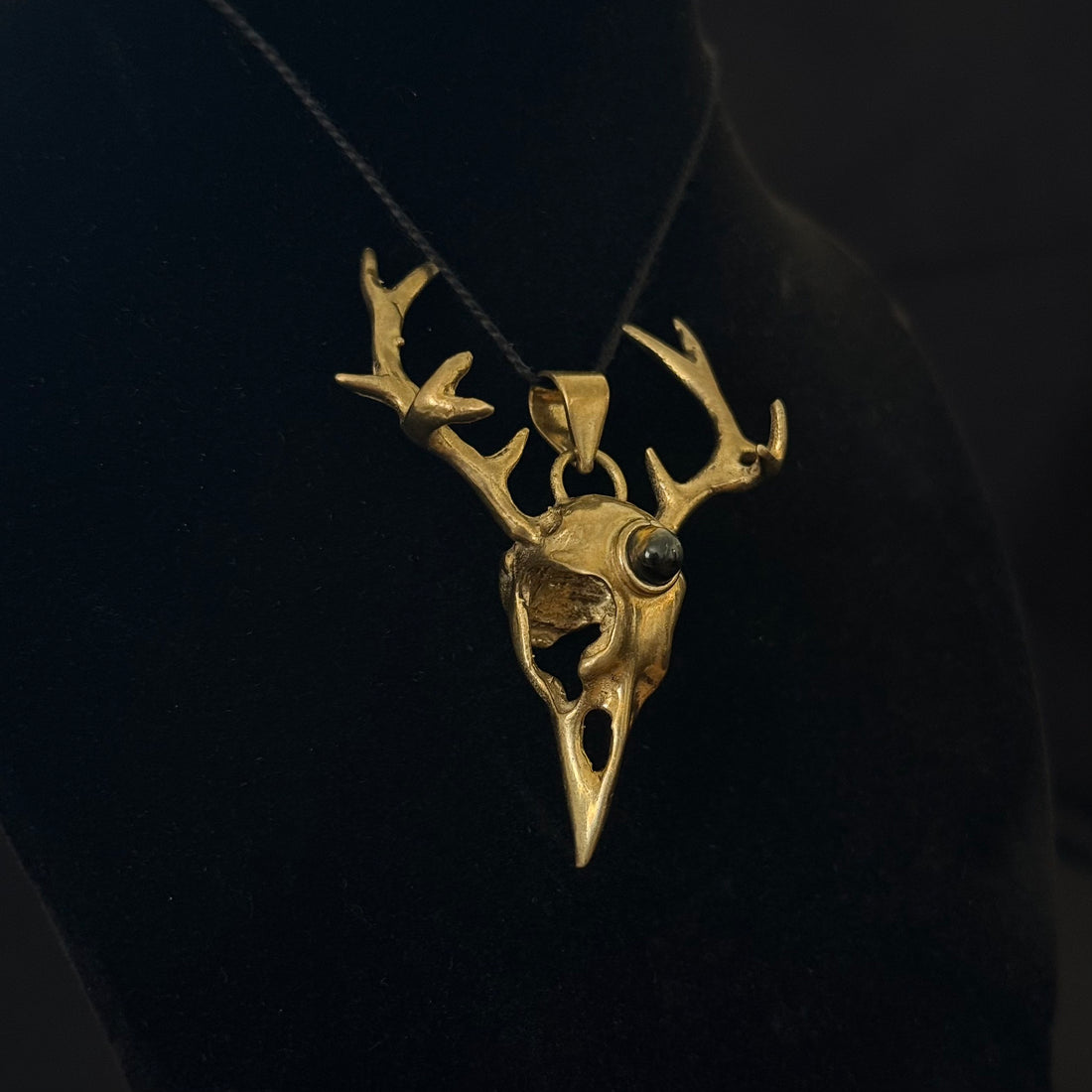Antler Skull Pendant