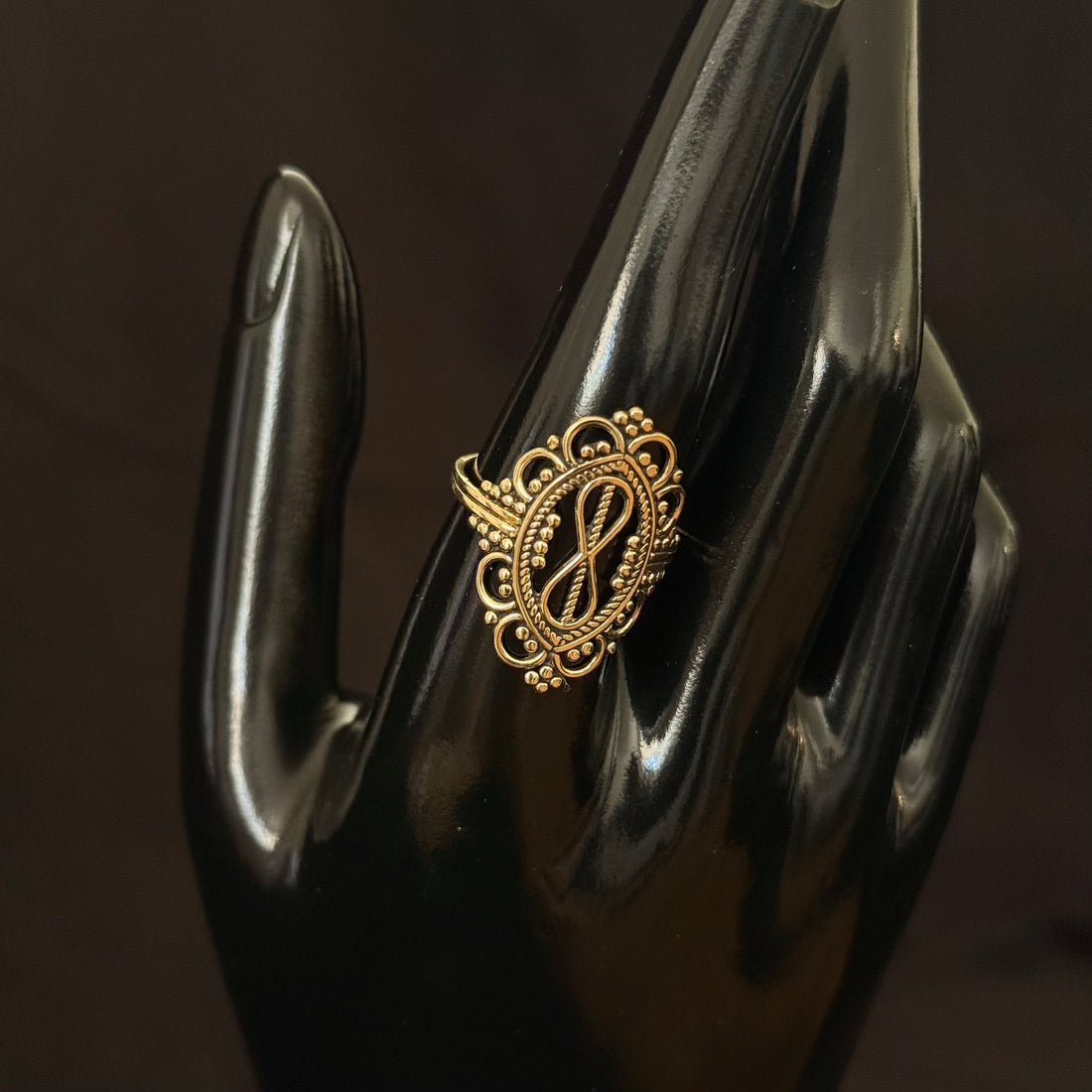 Ornate Infinity Ring
