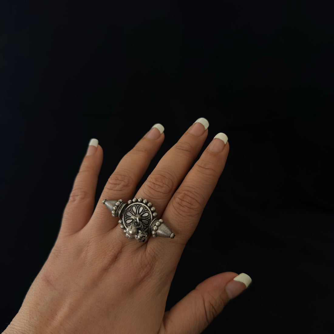 Ghungroo Crest Ring