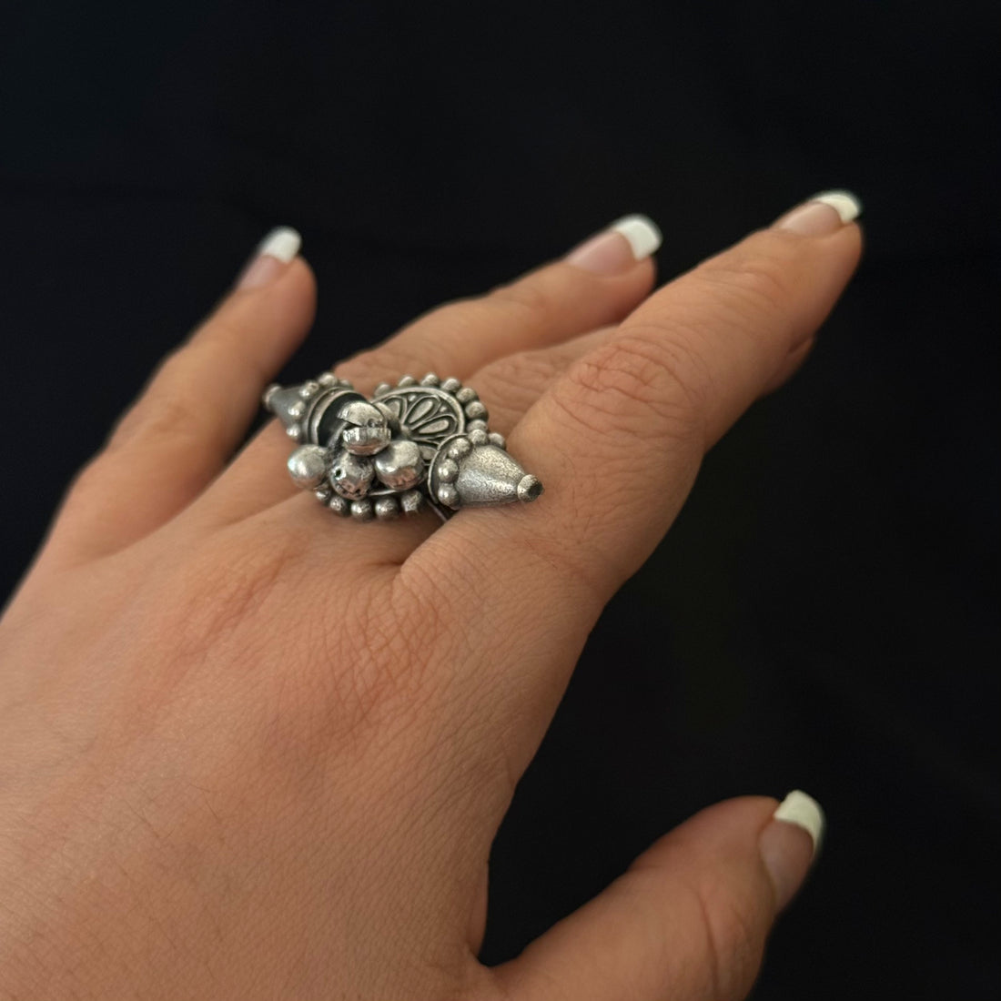 Ghungroo Crest Ring
