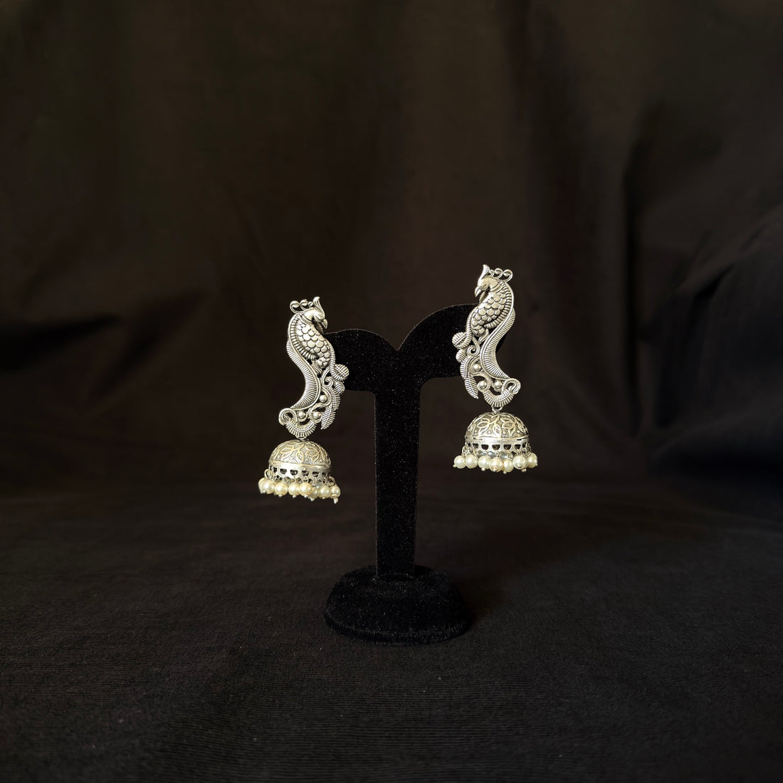 Peacock Jhumkas