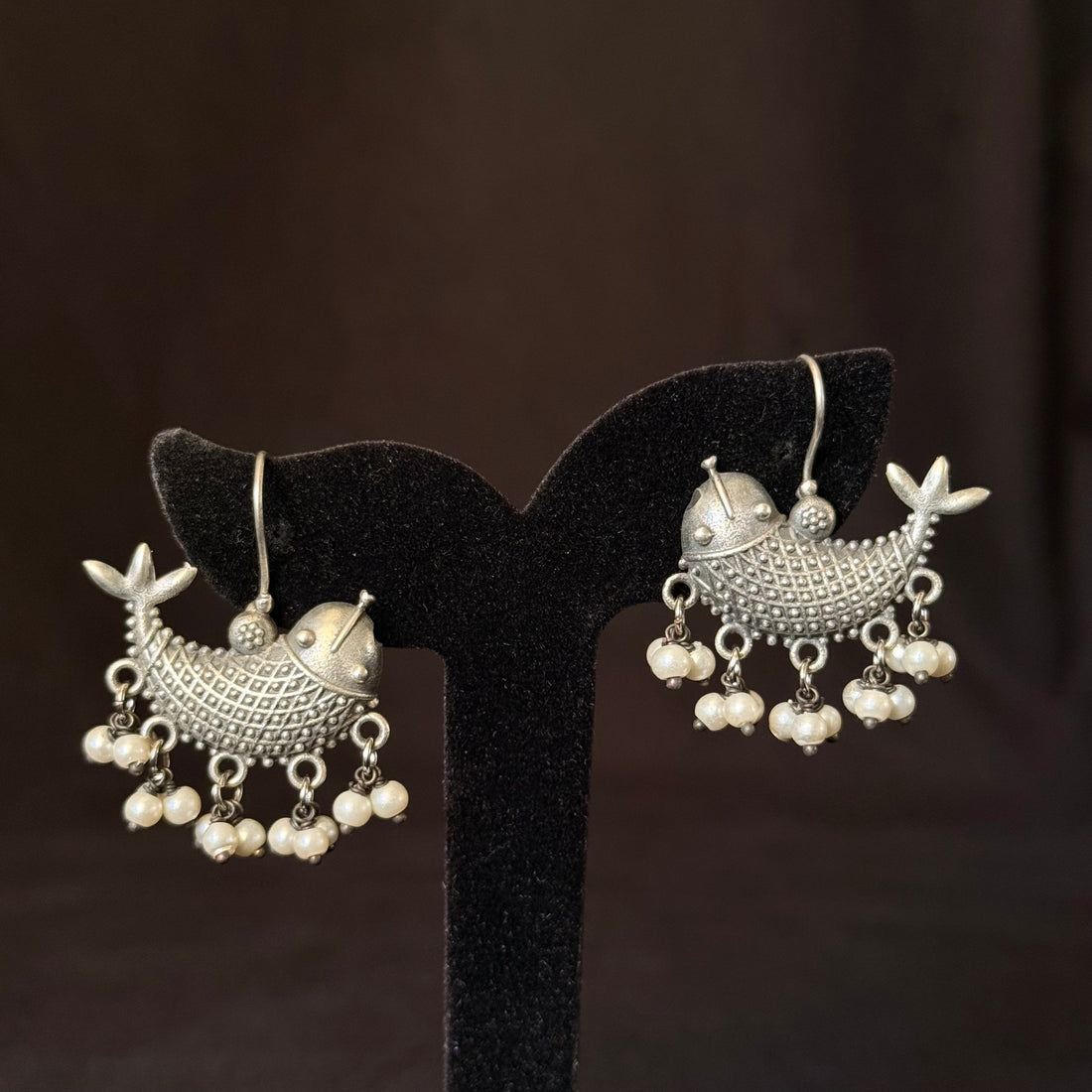 Fish Pearl Earrings
