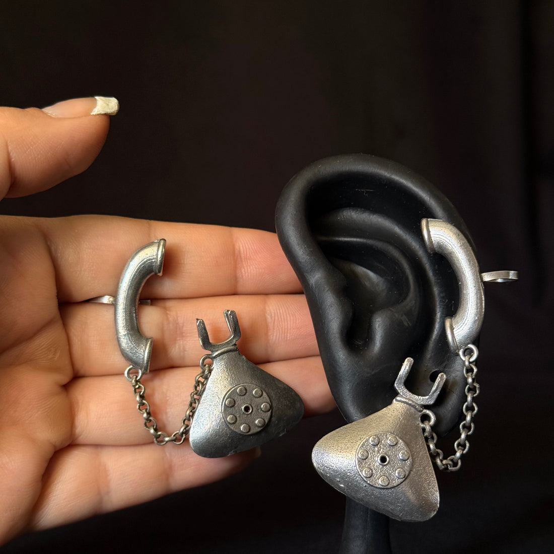 Telephone Ear Cuffs