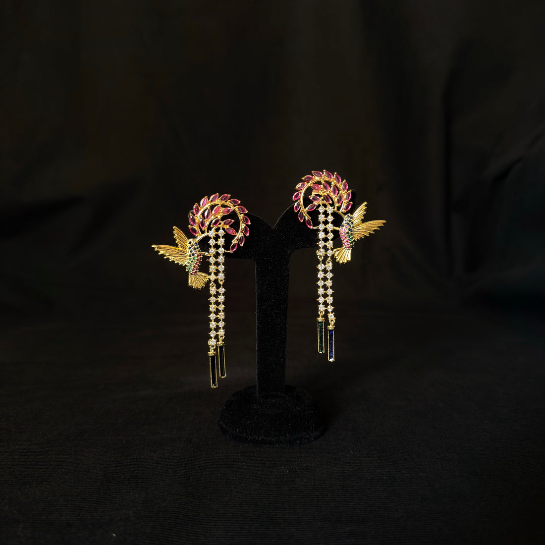 Hummingbird Cascade Earrings