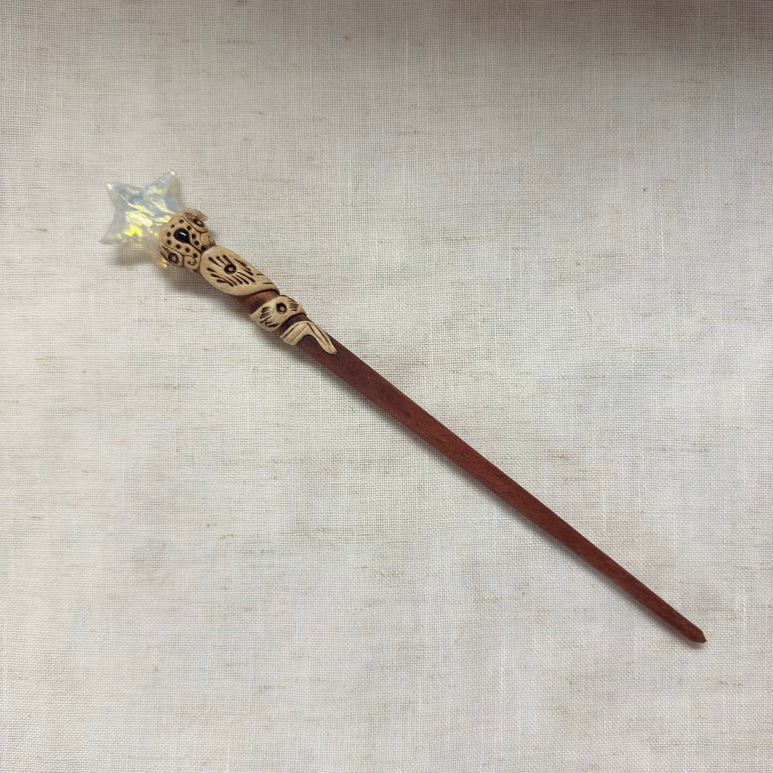 Star Wooden Hair Stick