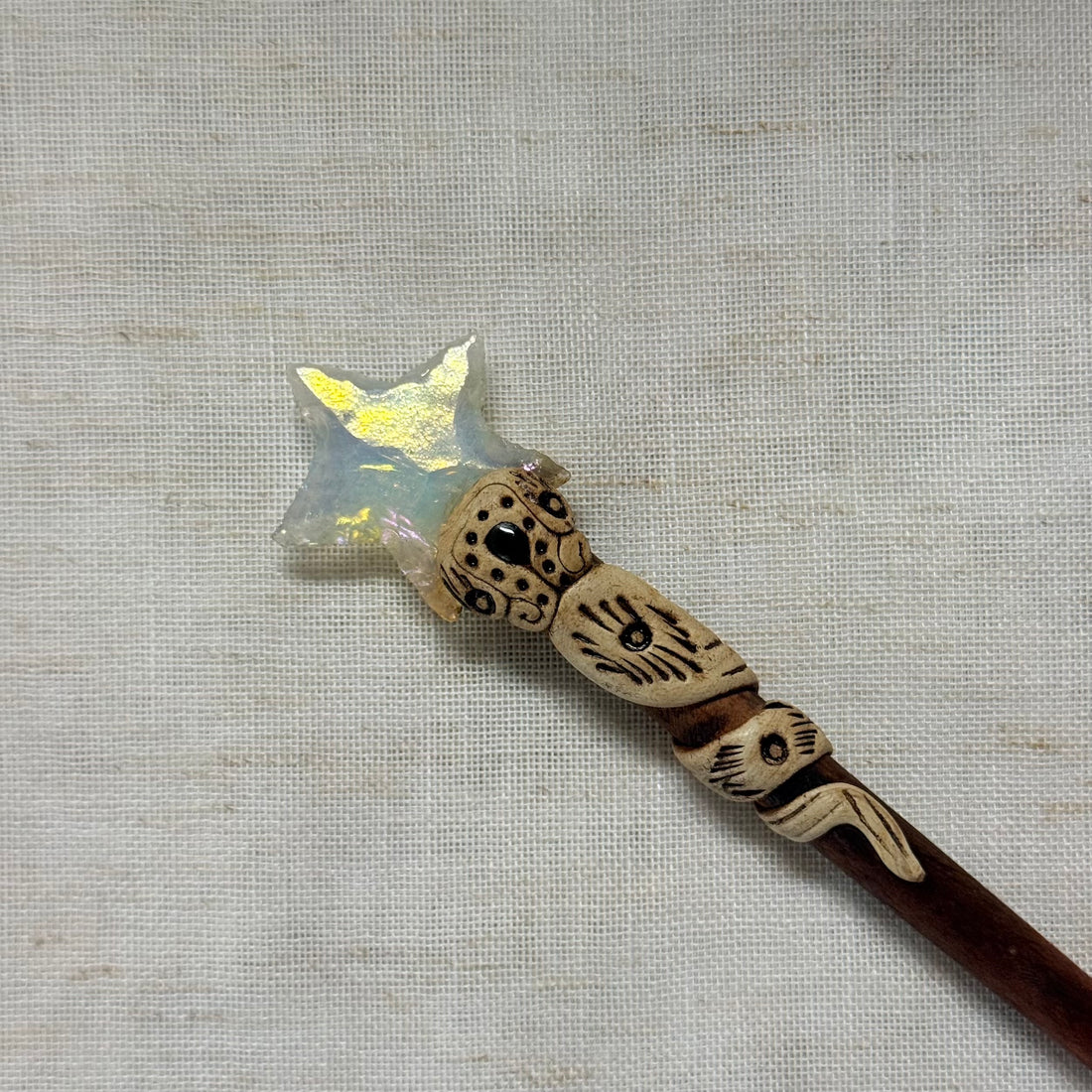 Star Wooden Hair Stick