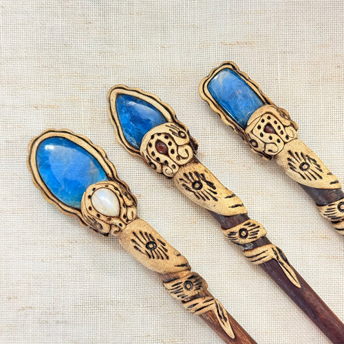 Blue Sodalite Hair Stick