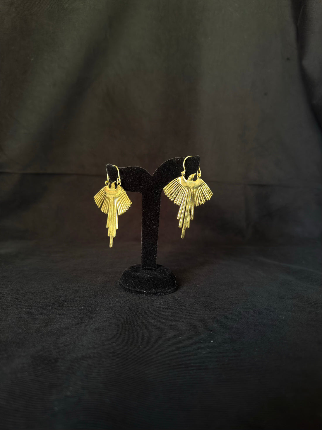 Rising Bird Fan Earrings