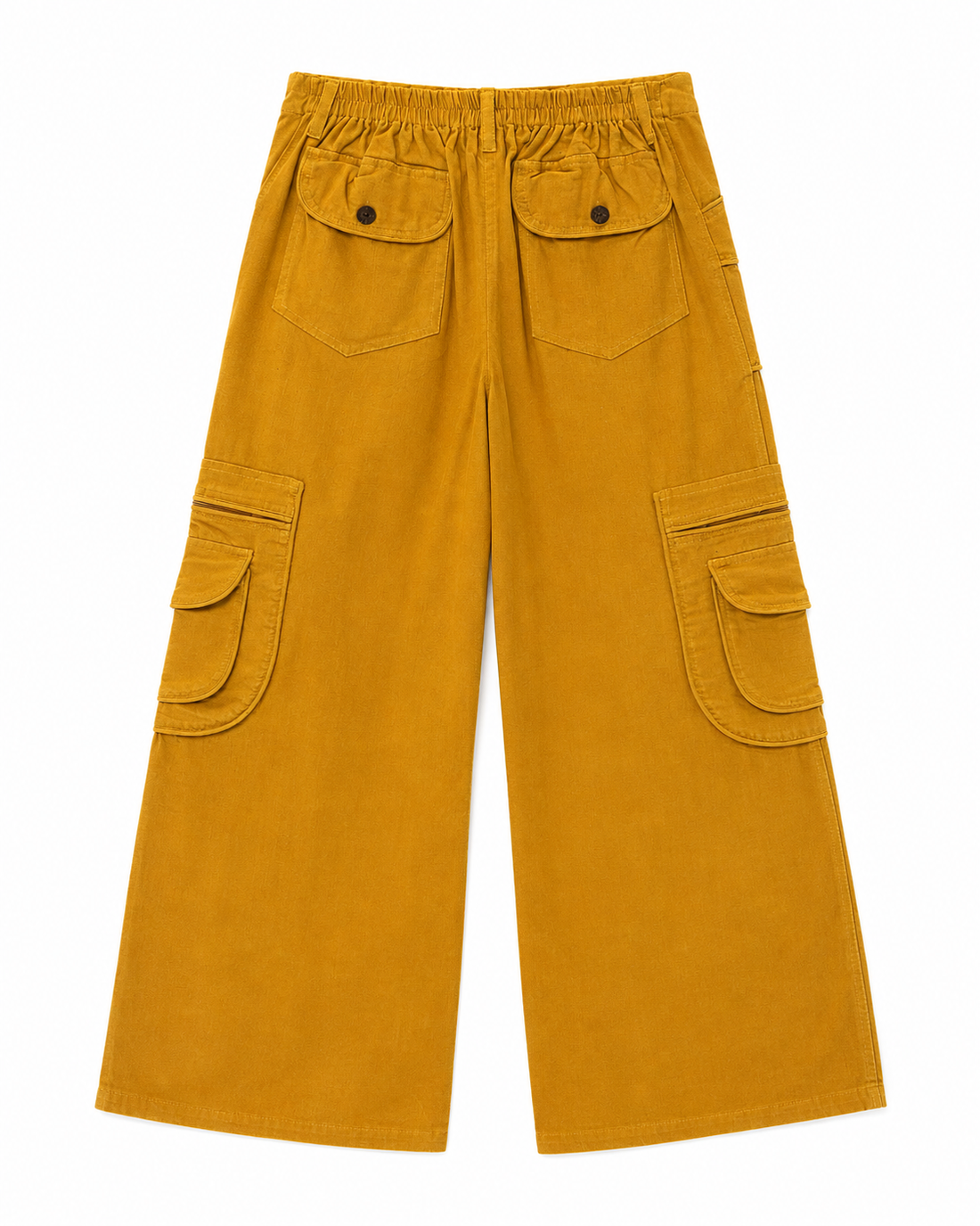 Wide-Leg Utility Cargo Pants