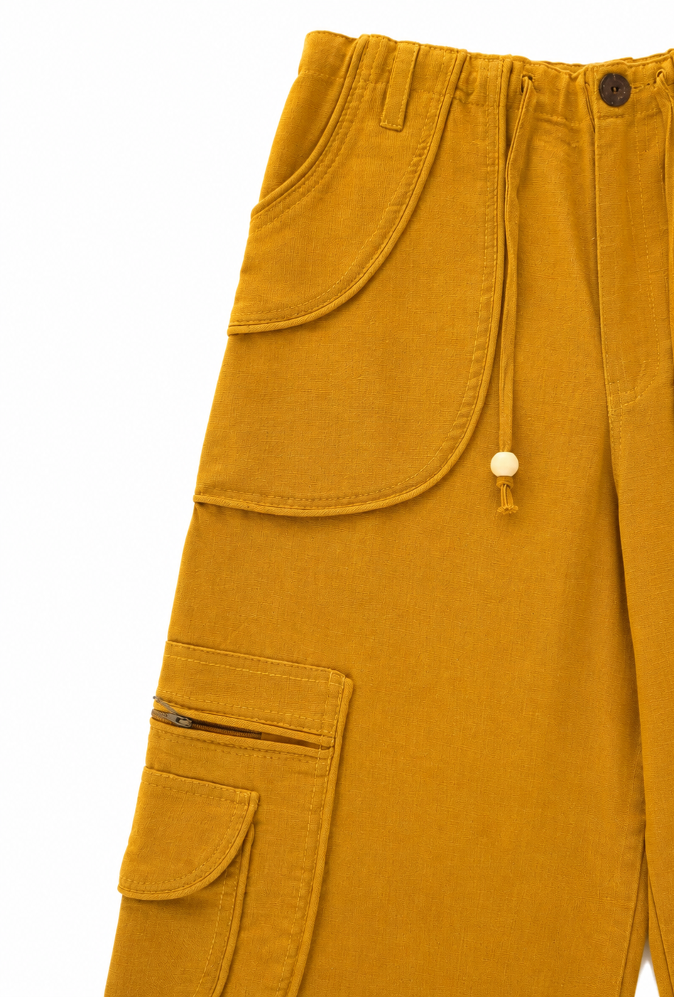 Wide-Leg Utility Cargo Pants